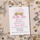 Search for princess baby girl shower invitations Royal
