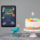 Search for dinosaur 2nd birthday invitations Kids