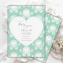 Search for mint green invitations Floral