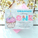 Search for cupcake 1st birthday invitations Doughnut