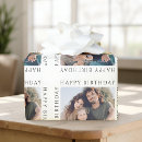 Search for classic wrapping paper Birthday