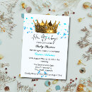 Search for prince baby boy shower invitations Blue