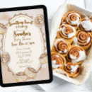 Search for cinnamon roll invitations Watercolor