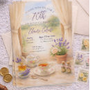 Search for vintage tea birthday invitations Boho