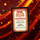 Search for broadway invitations Red