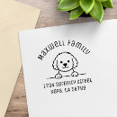 Search for poodle rubber stamps Return address