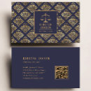 Search for blue damask business cards Professional