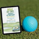 Search for golf 1st birthday invitations Kids