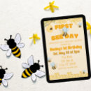 Search for bee day birthday invitations Kids