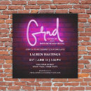 Search for hot pink graduation invitations College