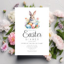 Search for easter dinner invitations Bunny