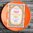 Search for colorful wedding invitations Hand drawn