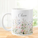 Search for blue watercolor mugs Flower