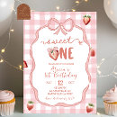 Search for sweet one birthday invitations For kids