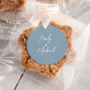 Search for receptical wedding stickers Dusty blue