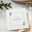 Search for navy blue and yellow napkins Lemon