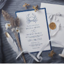 Search for crab wedding invitations Simple