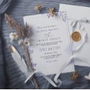 Search for purple floral wedding invitations Boho