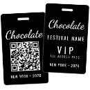 Search for vip pass name tags badges Black