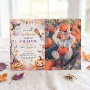 Search for spooky party invitations Pumpkin