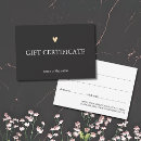 Search for boutique business gift certificates Small