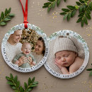 Search for three of christmas tree decorations Baby first christmas