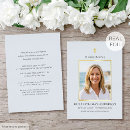 Search for christian cross funeral invitations Celebration of life