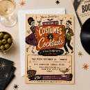 Search for retro halloween invitations Boos and booze