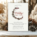 Search for wreath christmas invitations Modern