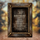 Search for rustic 30th birthday invitations Wood
