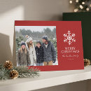 Search for modern christmas cards Red