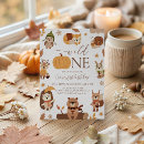 Search for woodland birthday invitations Wild one