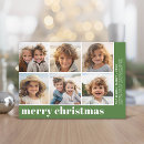 Search for green christmas cards Photo collage