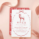 Search for chinese new year party invitations Red