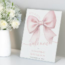 Search for bow welcome signs Baby shower
