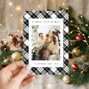 Search for black christmas cards Plaid