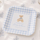 Search for blue gingham plates We can bearly wait