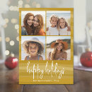 Search for gold christmas cards Photo collage