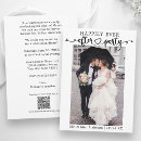 Search for qr code wedding announcement cards Happily ever after party