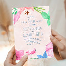 Search for tropical flowers invitations Summer