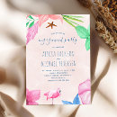 Search for luau engagement party invitations Hibiscus