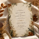 Search for seasonal wedding invitations Watercolor