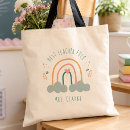 Search for best teacher ever tote bags Rainbow