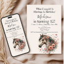 Search for horse birthday invitations Equestrian