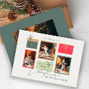 Search for photo christmas cards Red and green