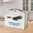 Search for american lunch boxes Bald eagle