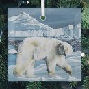 Search for arctic holiday christmas tree decorations Polar bear