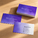 Search for lavender business cards Trendy
