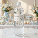 Search for airplane water bottle labels Teddy bear baby shower