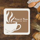 Search for coffee logo stickers Brown